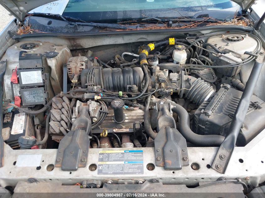 2005 Chevrolet Impala Ls VIN: 2G1WH52KX59231976 Lot: 39804987