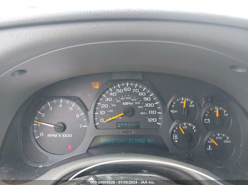 2004 Chevrolet Trailblazer Lt VIN: 1GNDT13S642156301 Lot: 39805026