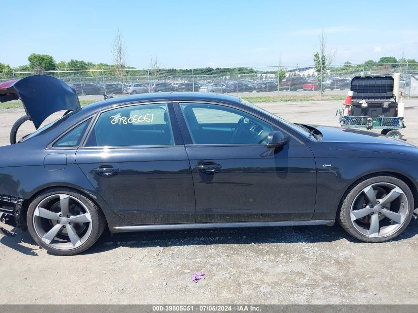 2014 Audi A4 2.0T Premium VIN: WAUFFAFL8EA128131 Lot: 39805051