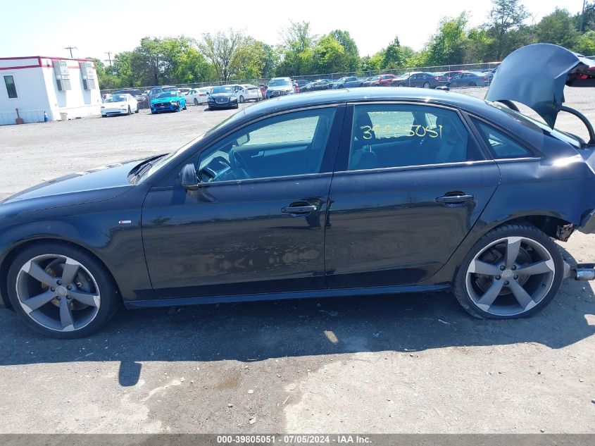 2014 Audi A4 2.0T Premium VIN: WAUFFAFL8EA128131 Lot: 39805051