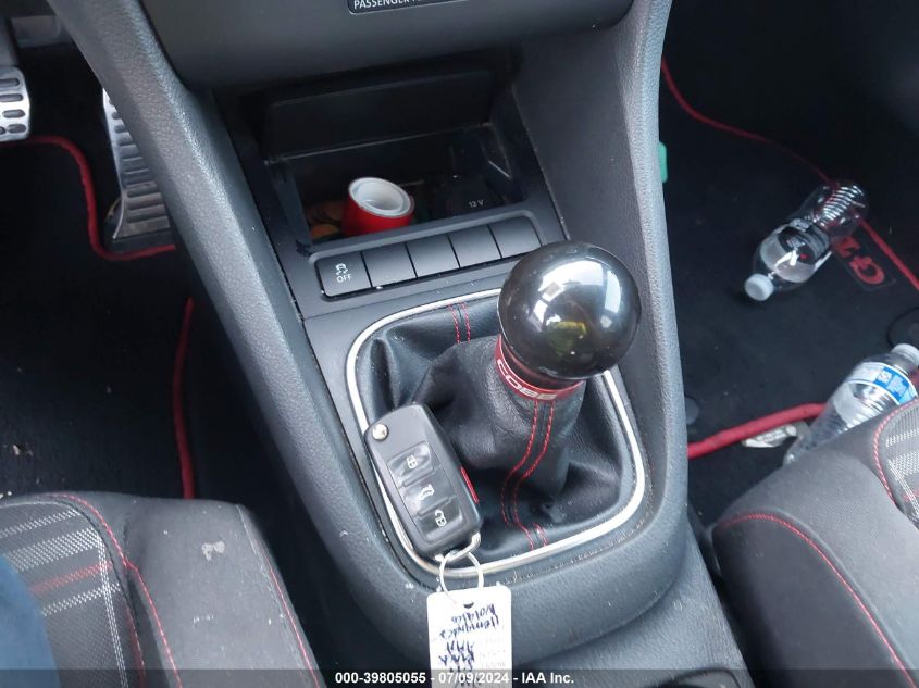 2012 Volkswagen Gti 4-Door VIN: WVWGV7AJ5CW263344 Lot: 39805055