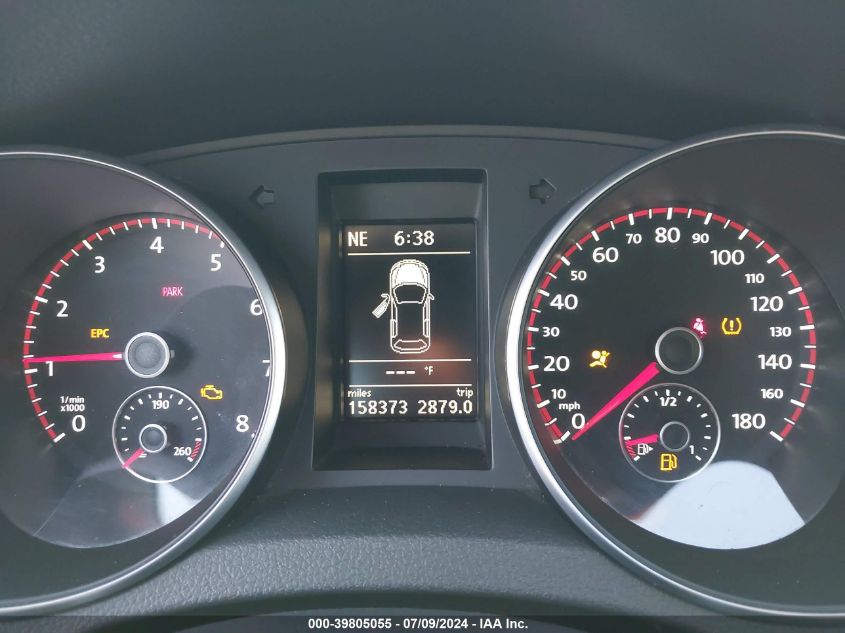 2012 Volkswagen Gti 4-Door VIN: WVWGV7AJ5CW263344 Lot: 39805055