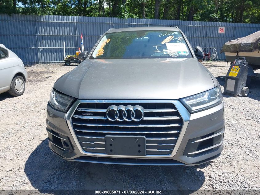 2017 Audi Q7 3.0T Premium VIN: WA1LAAF7XHD004561 Lot: 39805071