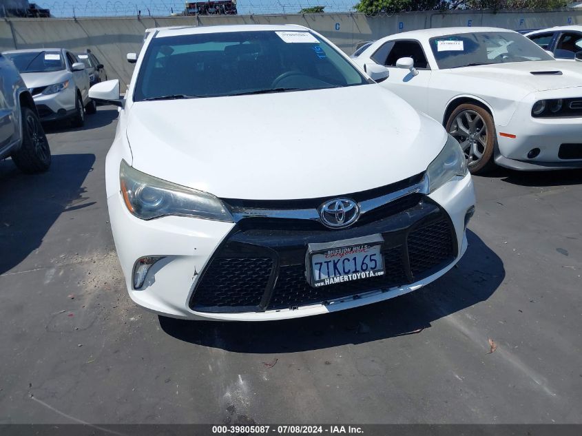 2016 Toyota Camry Se VIN: 4T1BF1FK2GU259450 Lot: 39805087