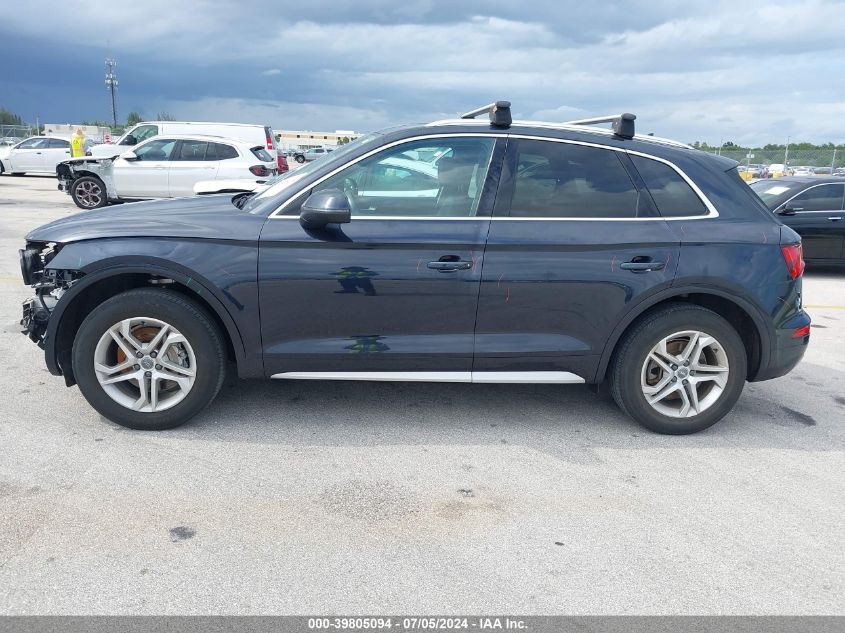 2019 Audi Q5 45 Premium VIN: WA1ANAFY3K2092523 Lot: 39805094