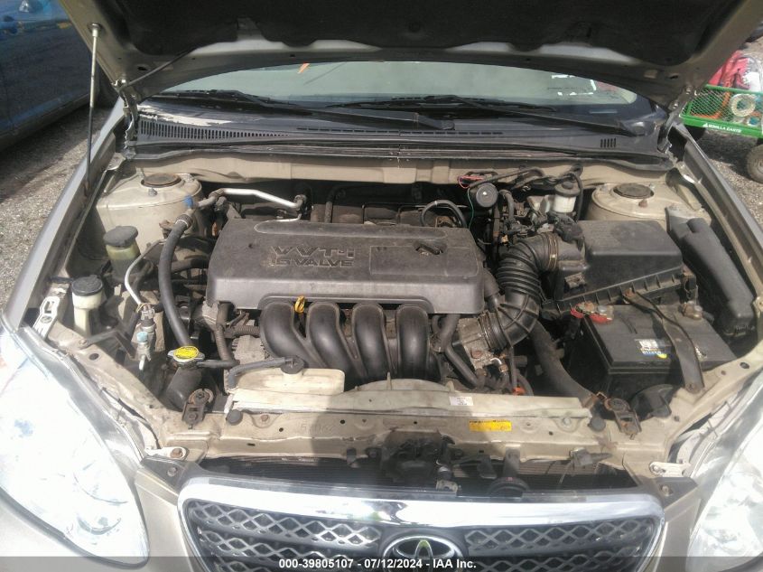 2008 Toyota Corolla Ce/Le/S VIN: 2T1BR32E78C862951 Lot: 39805107