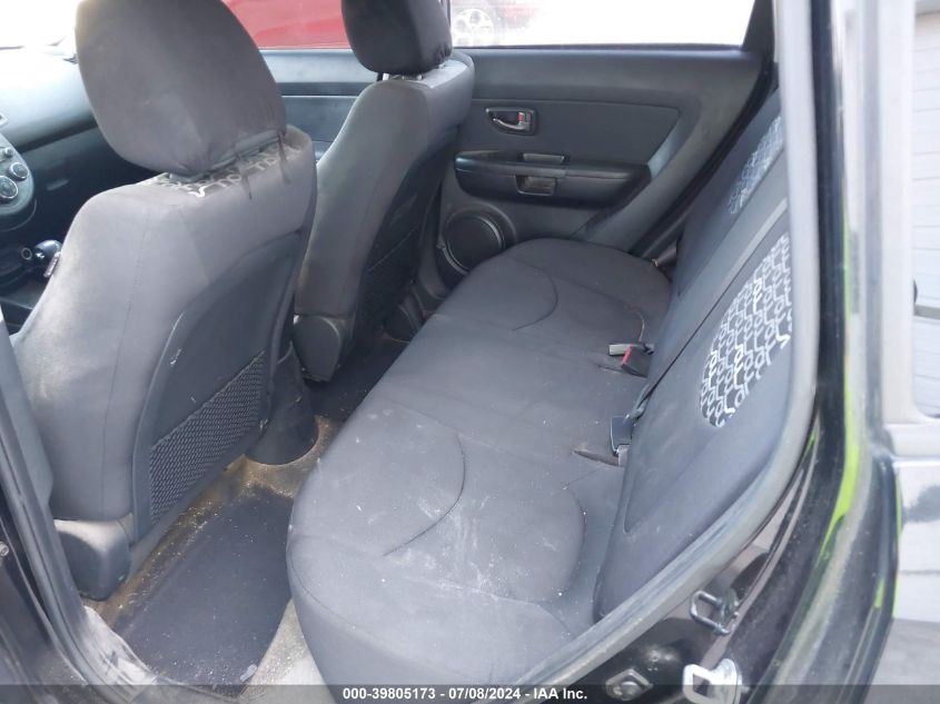 2011 Kia Soul + VIN: KNDJT2A27B7709963 Lot: 39805173