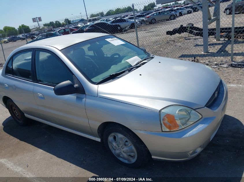 2004 Kia Rio VIN: KNADC125946292402 Lot: 39805184