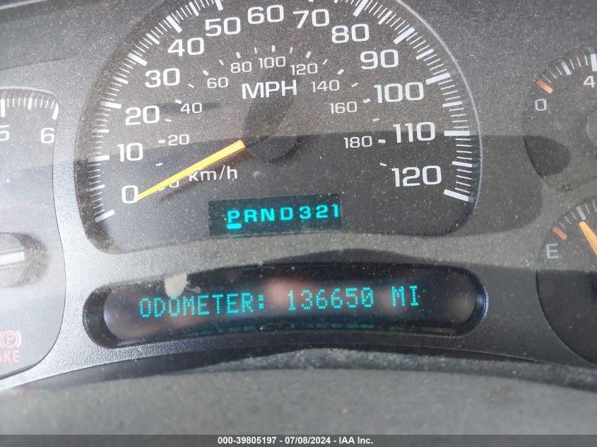 2005 Chevrolet Suburban 1500 Ls VIN: 1GNFK16Z05J198653 Lot: 39805197