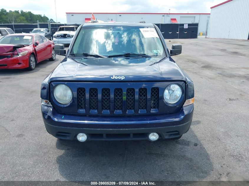 2017 Jeep Patriot Sport 4X4 VIN: 1C4NJRBB3HD106209 Lot: 39805209