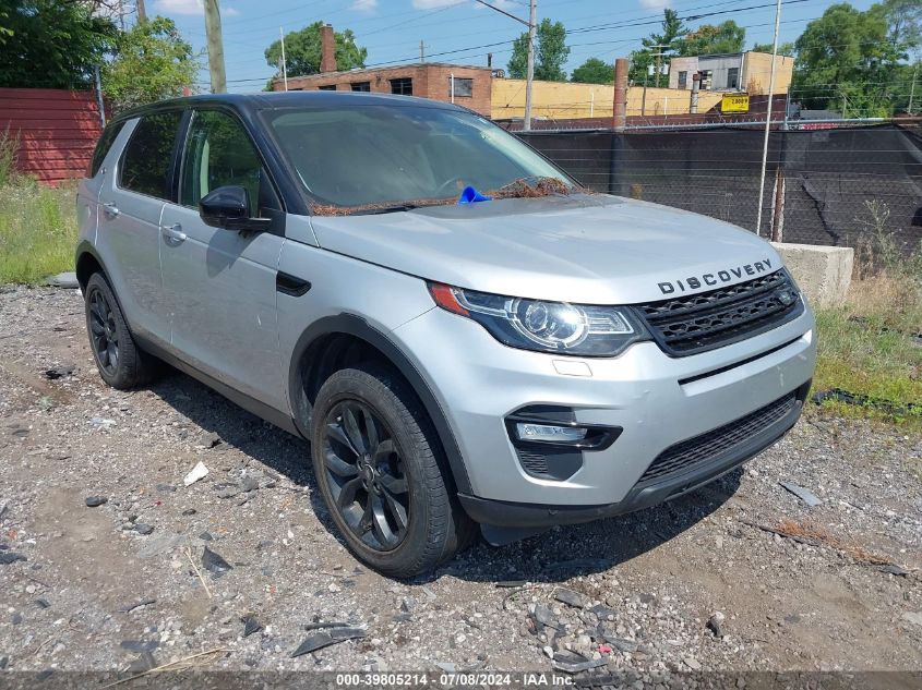 2016 Land Rover Discovery Sport Hse VIN: SALCR2BG1GH622197 Lot: 39805214