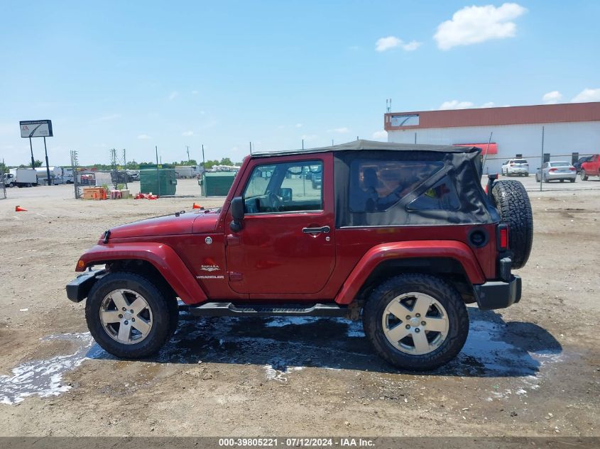 2008 Jeep Wrangler Sahara VIN: 1J8FA54118L567148 Lot: 39805221