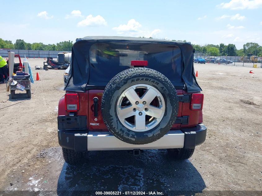 2008 Jeep Wrangler Sahara VIN: 1J8FA54118L567148 Lot: 39805221