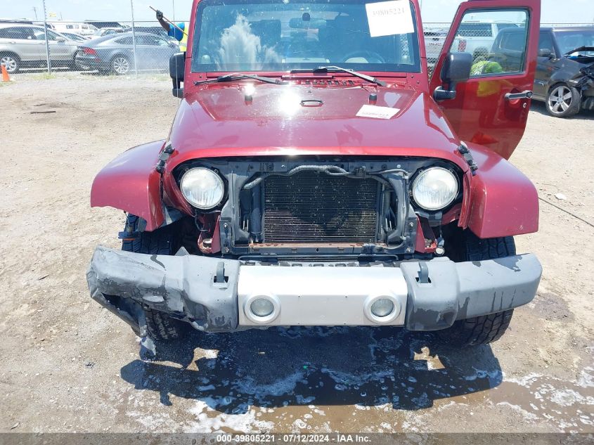 2008 Jeep Wrangler Sahara VIN: 1J8FA54118L567148 Lot: 39805221