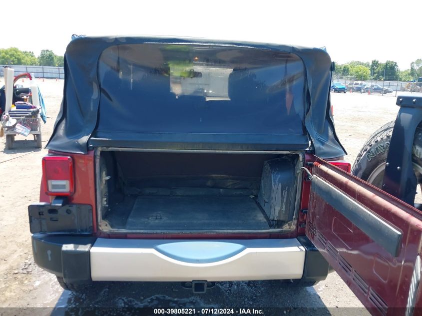 2008 Jeep Wrangler Sahara VIN: 1J8FA54118L567148 Lot: 39805221