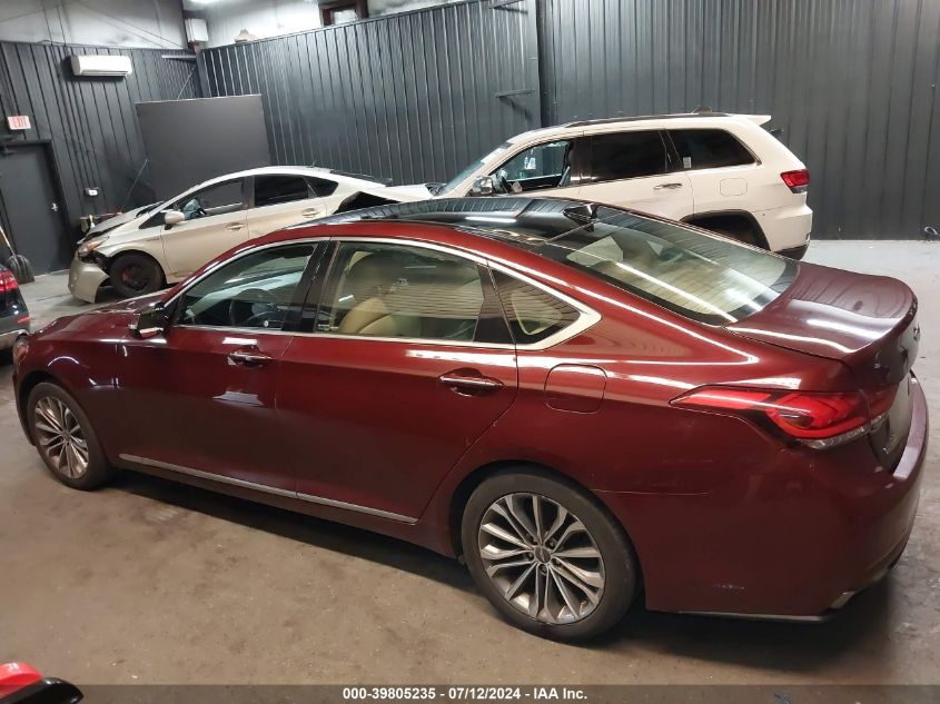 2015 Hyundai Genesis 3.8 VIN: KMHGN4JE9FU049017 Lot: 39805235