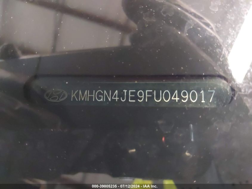 KMHGN4JE9FU049017 2015 Hyundai Genesis 3.8