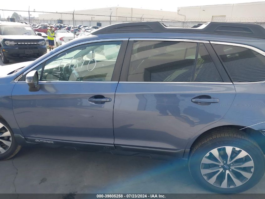 2016 Subaru Outback 2.5I Limited VIN: 4S4BSANC6G3352614 Lot: 39805258