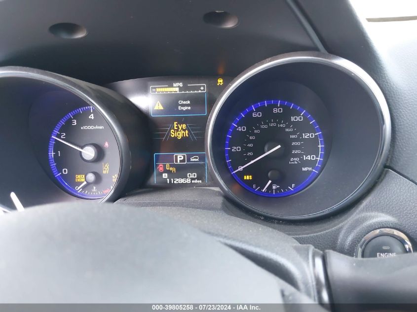 2016 Subaru Outback 2.5I Limited VIN: 4S4BSANC6G3352614 Lot: 39805258