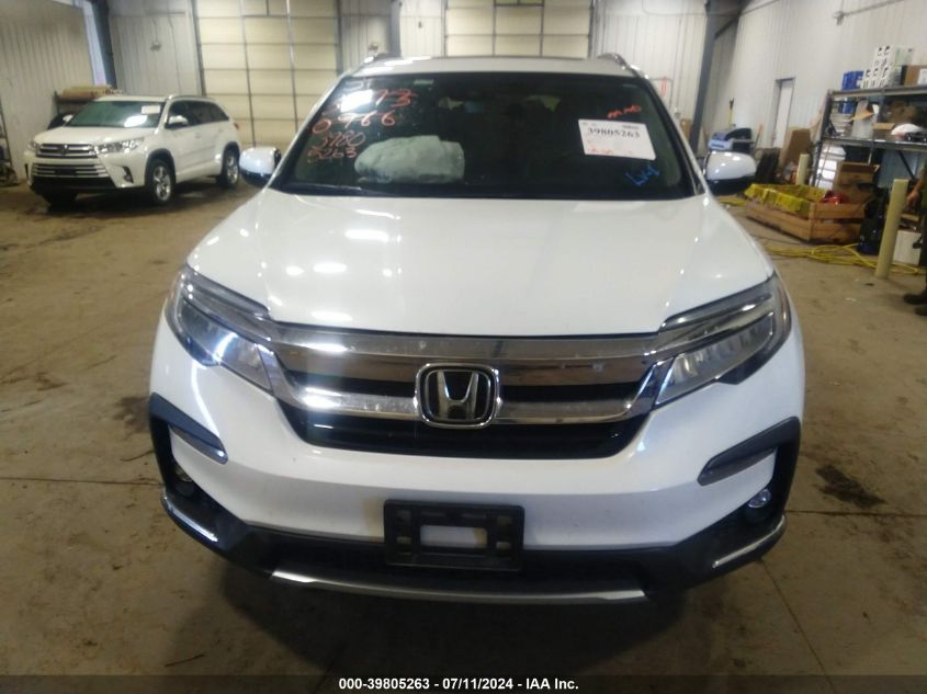 2021 Honda Pilot Awd Elite VIN: 5FNYF6H06MB092375 Lot: 39805263
