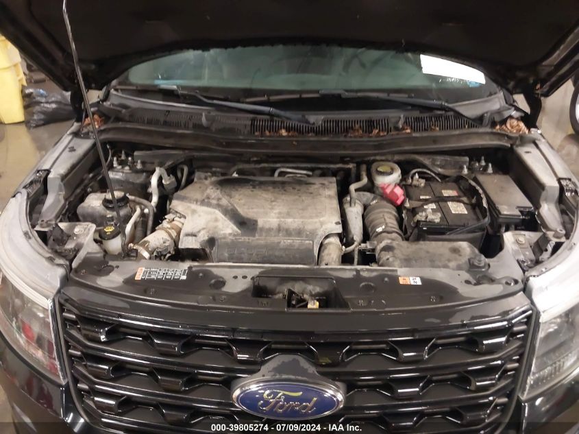 2016 Ford Explorer Sport VIN: 1FM5K8GT7GGA09743 Lot: 39805274