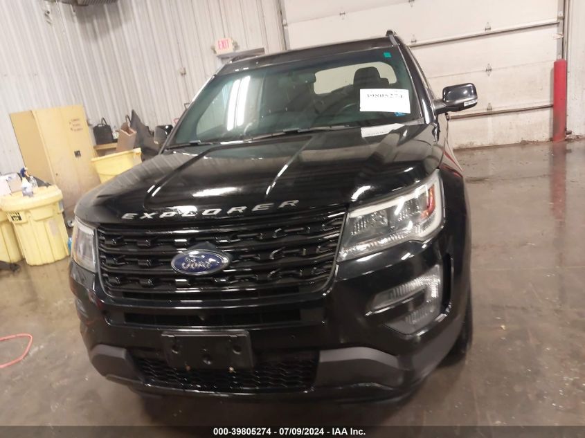 2016 Ford Explorer Sport VIN: 1FM5K8GT7GGA09743 Lot: 39805274