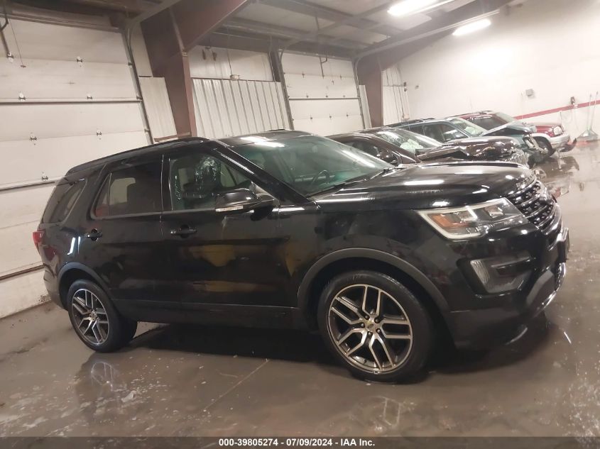 2016 Ford Explorer Sport VIN: 1FM5K8GT7GGA09743 Lot: 39805274