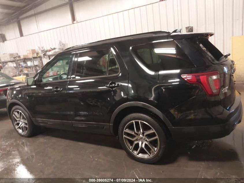 2016 Ford Explorer Sport VIN: 1FM5K8GT7GGA09743 Lot: 39805274