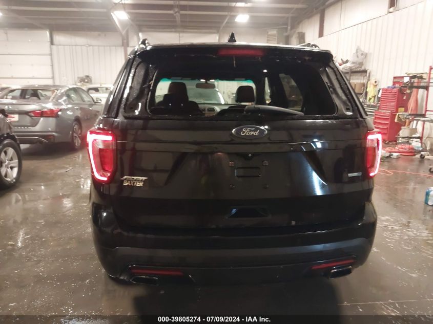 2016 Ford Explorer Sport VIN: 1FM5K8GT7GGA09743 Lot: 39805274