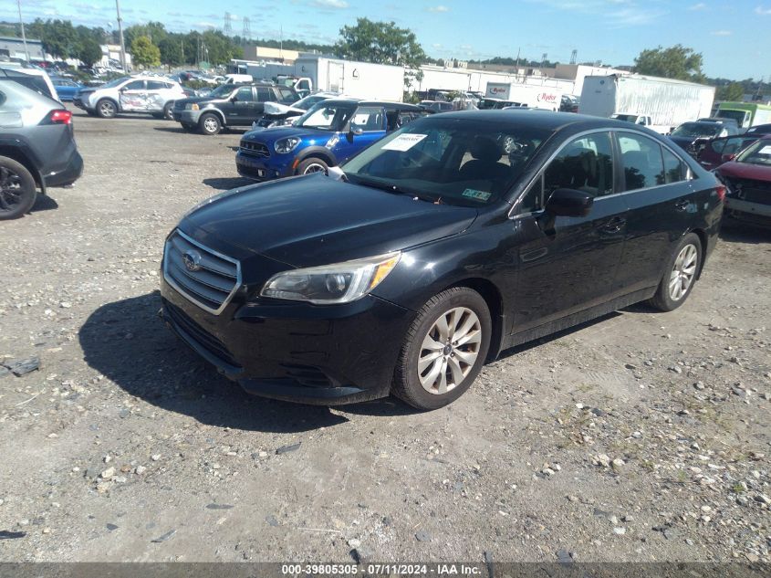 2016 Subaru Legacy 2.5I Premium VIN: 4S3BNAC60G3012318 Lot: 39805305