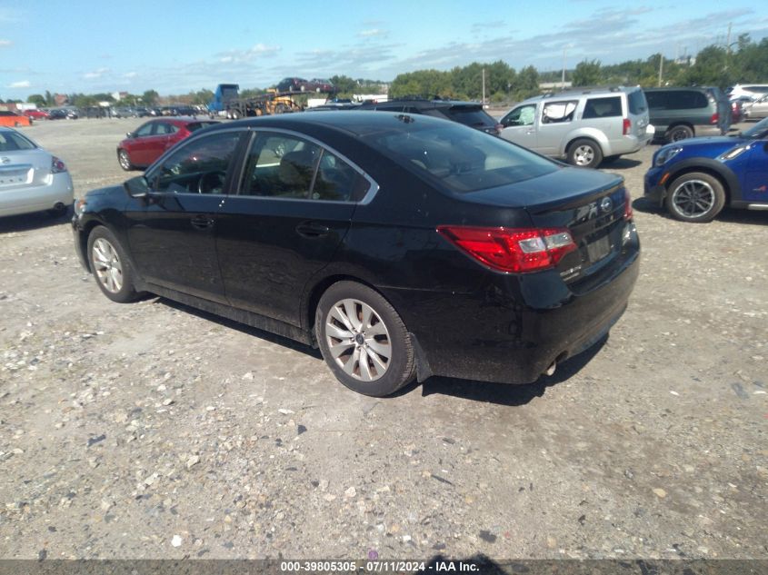 2016 Subaru Legacy 2.5I Premium VIN: 4S3BNAC60G3012318 Lot: 39805305