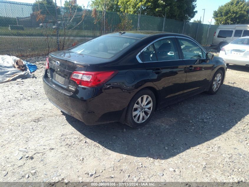 2016 Subaru Legacy 2.5I Premium VIN: 4S3BNAC60G3012318 Lot: 39805305