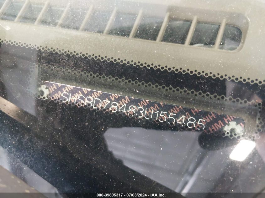 2003 Honda Cr-V Lx VIN: SHSRD78483U155485 Lot: 39805317