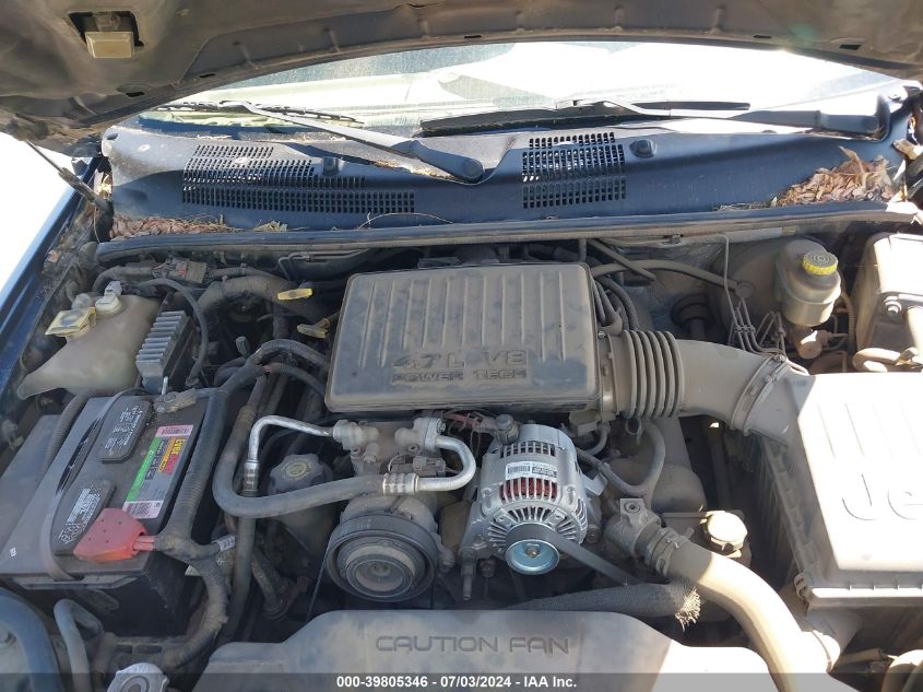 2001 Jeep Grand Cherokee Laredo VIN: 1J4GW48N61C721549 Lot: 39805346