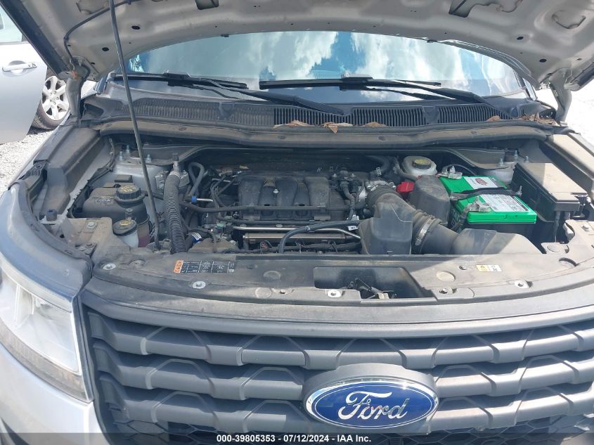2017 Ford Explorer Police Interceptor VIN: 1FM5K8AR7HGD93893 Lot: 39805353