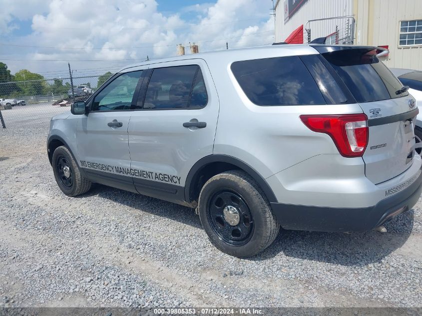 2017 Ford Explorer Police Interceptor VIN: 1FM5K8AR7HGD93893 Lot: 39805353