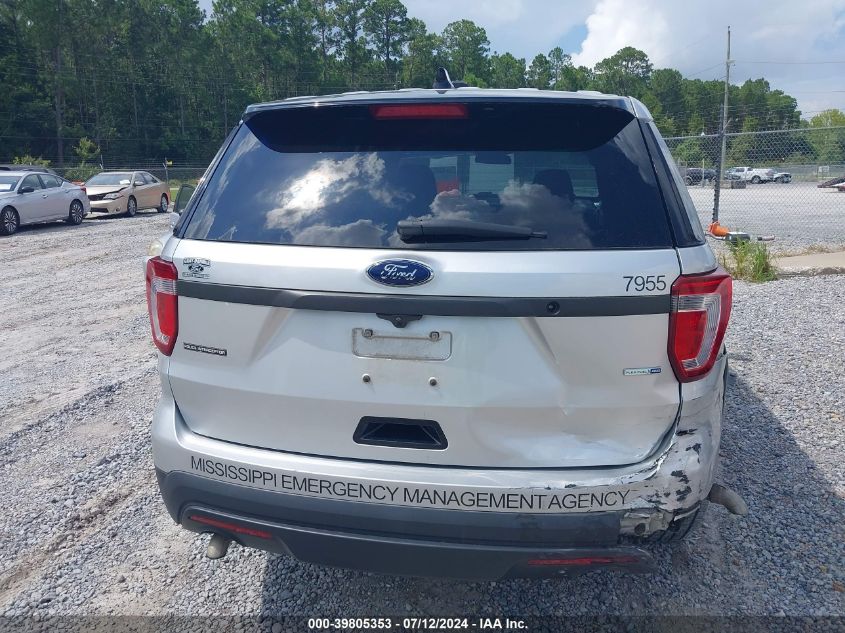 2017 Ford Explorer Police Interceptor VIN: 1FM5K8AR7HGD93893 Lot: 39805353