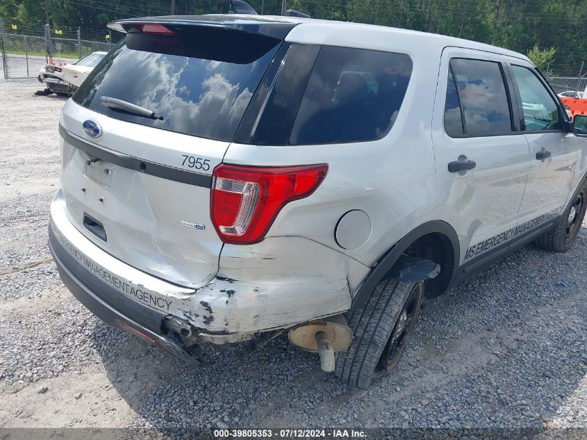 2017 Ford Explorer Police Interceptor VIN: 1FM5K8AR7HGD93893 Lot: 39805353