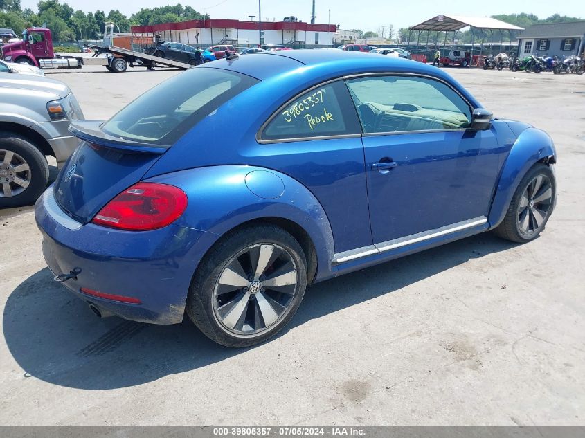 3VW4A7AT3CM624468 | 2012 VOLKSWAGEN BEETLE