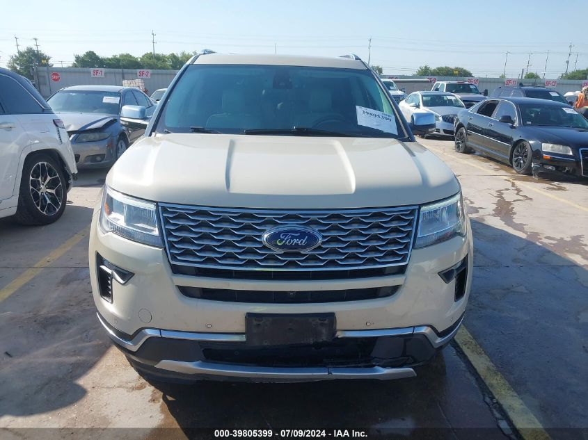 2018 Ford Explorer Platinum VIN: 1FM5K8HT0JGC05237 Lot: 39805399