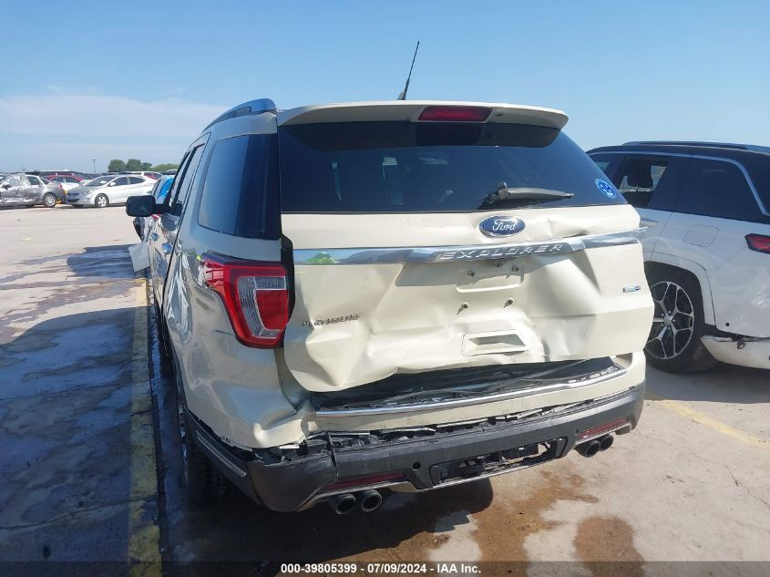 2018 Ford Explorer Platinum VIN: 1FM5K8HT0JGC05237 Lot: 39805399