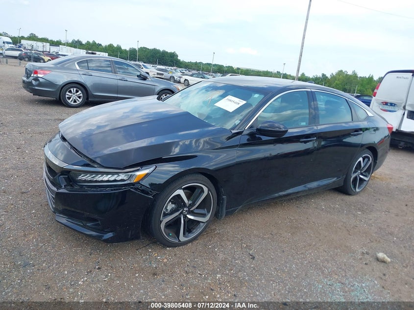 2022 HONDA ACCORD 1.5L I-4 DI, DOHC, V(VIN: 1HGCV1F37NA051195