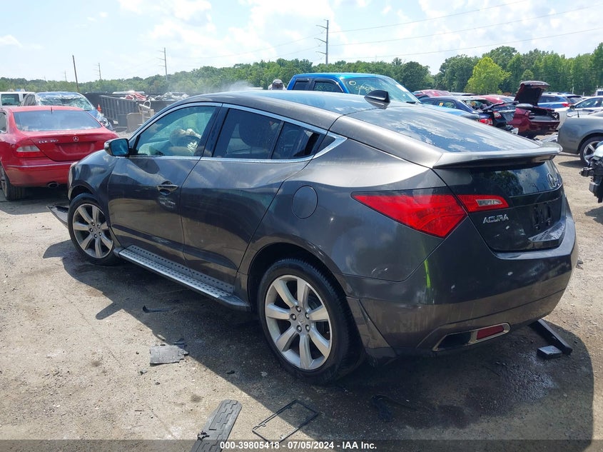 2010 Acura Zdx VIN: 2HNYB1H69AH500550 Lot: 39805418