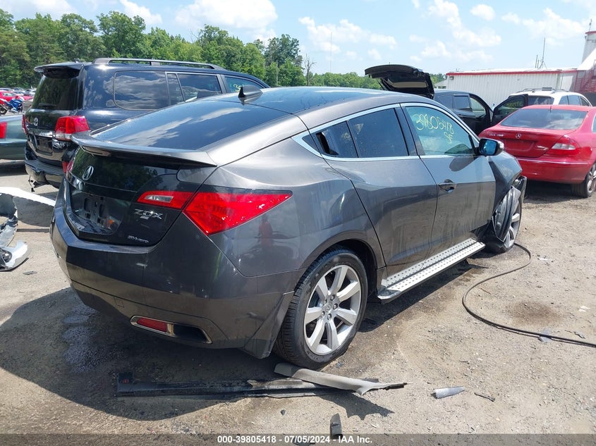 2010 Acura Zdx VIN: 2HNYB1H69AH500550 Lot: 39805418