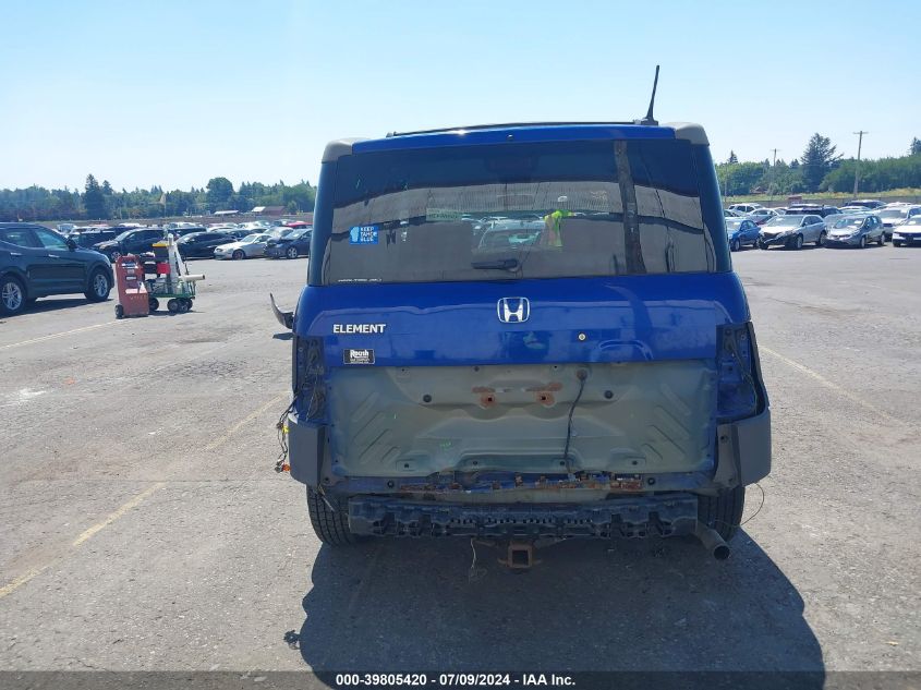 2005 Honda Element Ex VIN: 5J6YH276X5L000234 Lot: 39805420