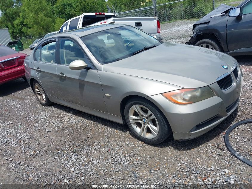 2008 BMW 328 I VIN: WBAVA37588NL19700 Lot: 39805422