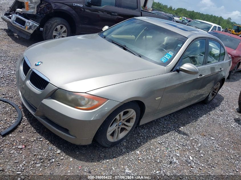 2008 BMW 328 I VIN: WBAVA37588NL19700 Lot: 39805422