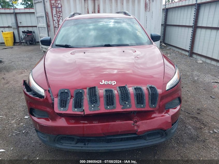 2016 Jeep Cherokee Sport VIN: 1C4PJLAB1GW116456 Lot: 39805425