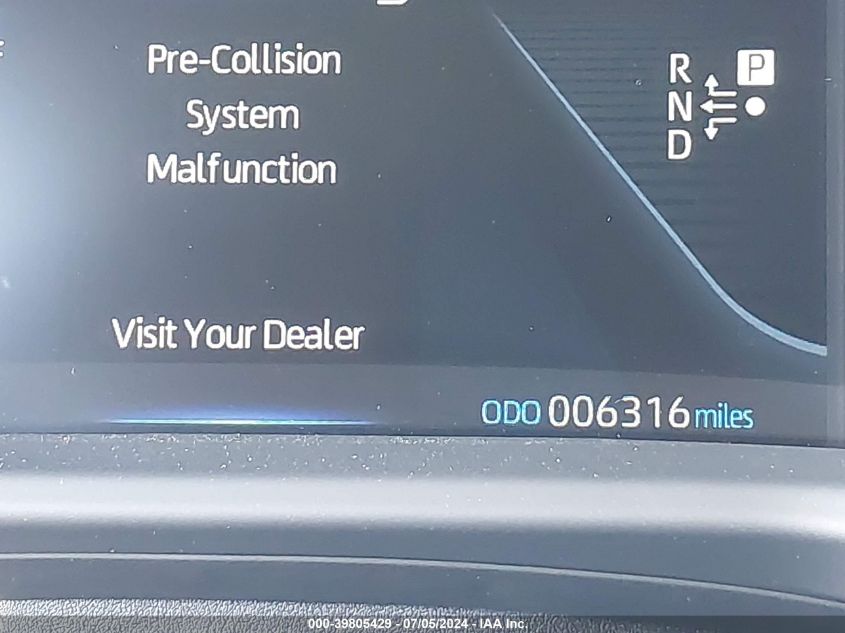 2023 Toyota Mirai Xle VIN: JTDAAAAA7PA010544 Lot: 39805429