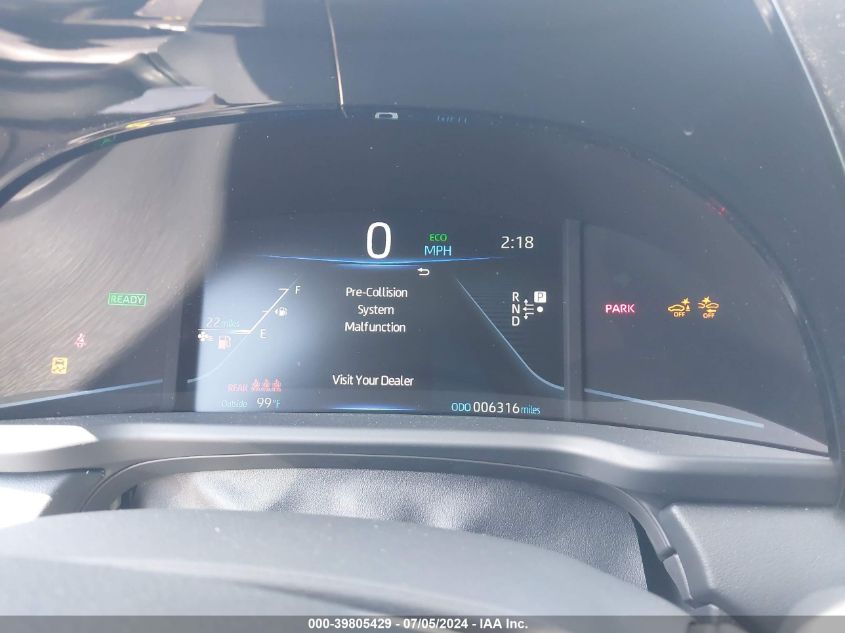 2023 Toyota Mirai Xle VIN: JTDAAAAA7PA010544 Lot: 39805429